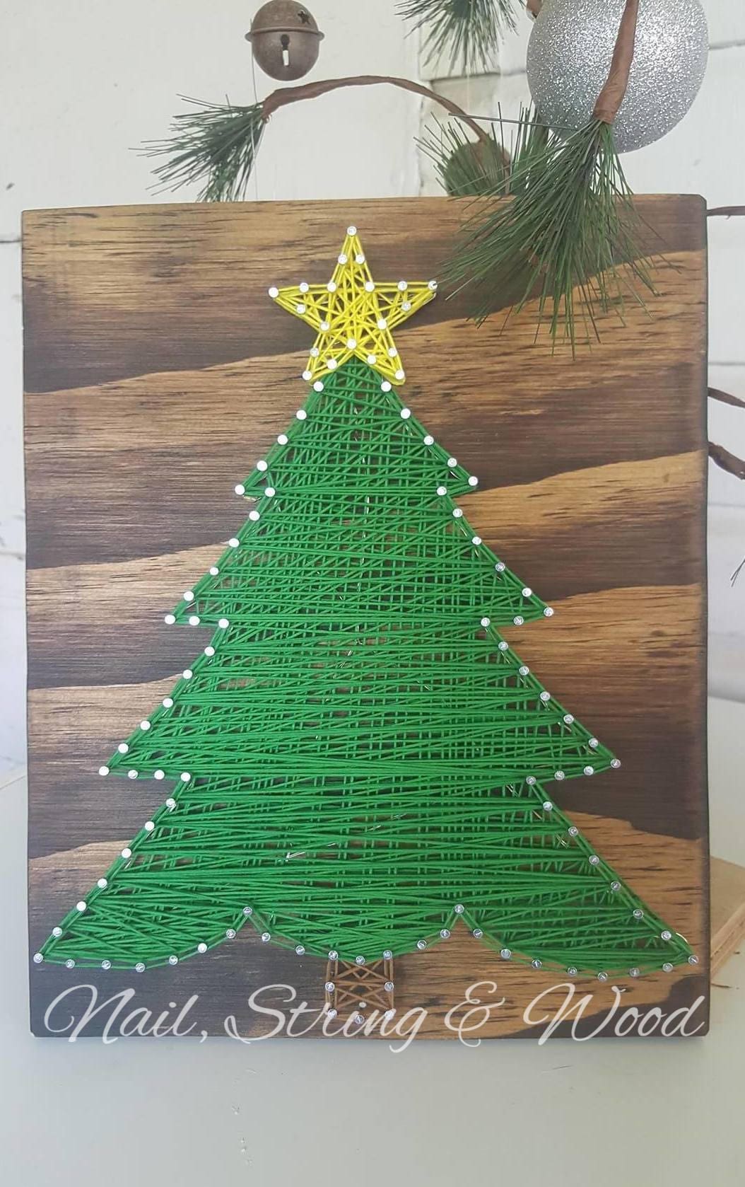 String Art Christmas Tree Christmas Tree String Art