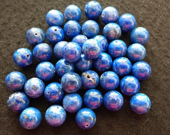 Vintage Lapis Lazuli 10mm Rounds