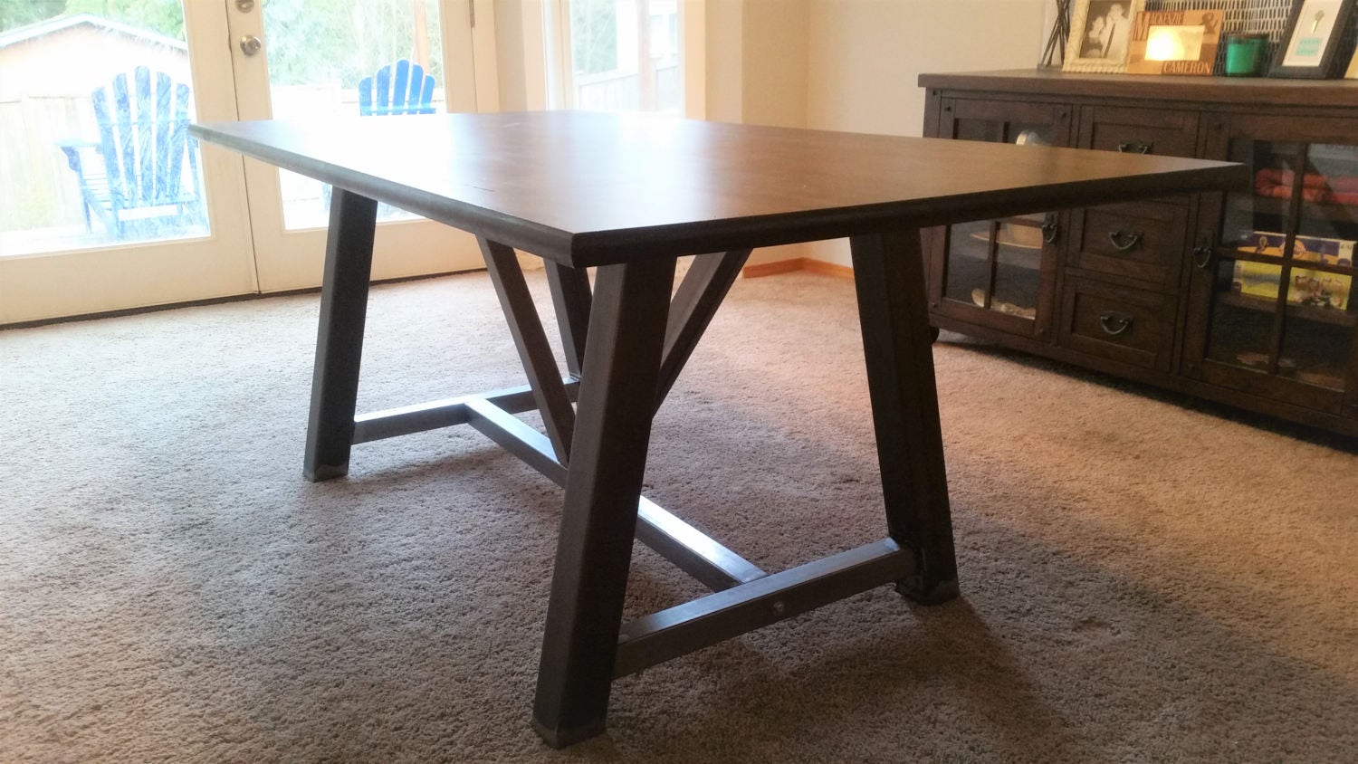 Farmhouse Table Frame Farmhouse Table Base Table Legs