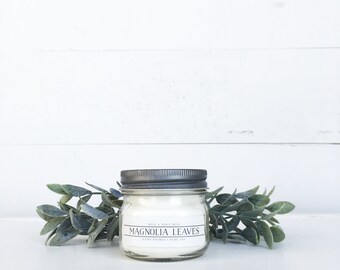 4oz Magnolia Leaves Soy Candle