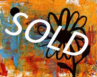 SOLD------------------Abstract, Modern, Whimsy, Fun, Original Painting, Original Art, Winjimir, Home Decor, Office, Wall Art, Gift