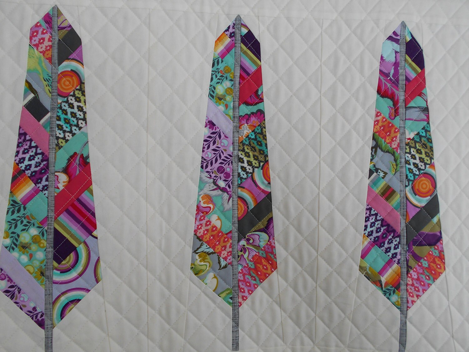 Feather Quilted Wall Hanging