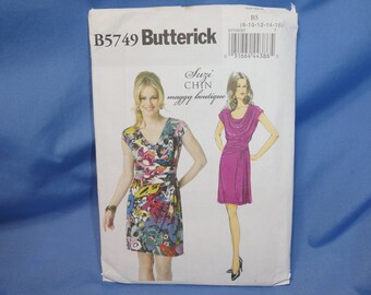 Butterick Sewing Pattern 5749, Suzi Chin, Maggy Boutique Dress, 8 - 10 - 12 - 14 - 16