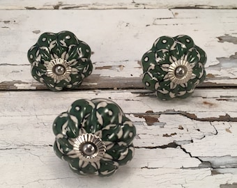 Knobs, Decorative Pull Knob, Craft Supply, Furniture Upgrade Ceramic Drawer Pulls, Home Improvement Cabinet Supplies