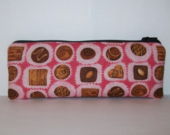 Pipe Pouch, Chocolates Bag, Pipe Case, Pipe Bag, Girlfriend Gift, Padded Pipe Pouch, Stoner Girl Gift, Cute Bag, Zipper Pouch - 7.5" LARGE