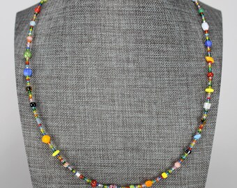 Seed Bead Mix Necklace