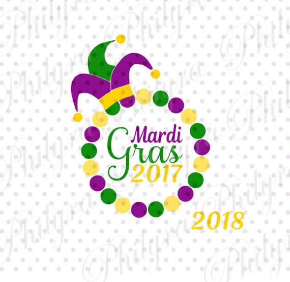 Mardi Gras 2017 Mardi Gras Svg Svg Digital Cutting FileDXF