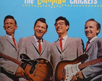 Buddy Holly and The Crickets – The "Chirping" Crickets featuring remastered "Oh Boy" 1987 (LP, Album, Vinyl Record ) Rock and Roll Music