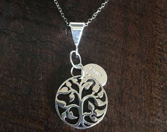 Sterling Silver RECLAIM Pendant Necklace