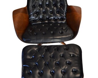Eames Style Plycraft Chair & Ottoman by George Mulhauser, Mid Century Modern , PA5070, SHIPPING NOT FREE!!!