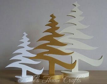 Christmas tree set of 3, Christmas decorations