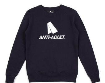 ANTI-ADULT Concept Sweater | Navy