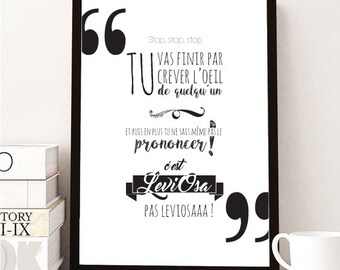 Harry Potter "Leviosa" quote