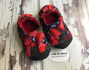 Made to Order Berries Soft Sole Shoes