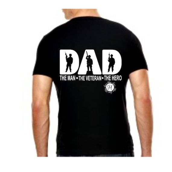 Download Dad the man the veteran the hero SVG Cut file Cricut