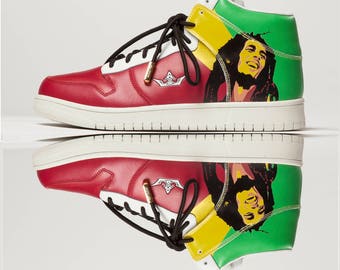 Bob marley shoes | Etsy