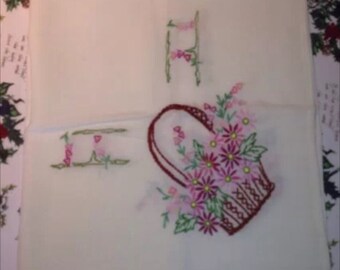 Vintage Linen Tablecloth
