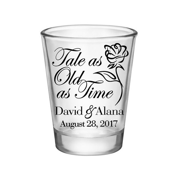 100x Wedding Shot Glasses Personalized Wedding Favor 1.75 oz