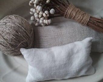 Antique French linen lavender sachet #2