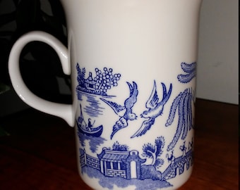 Vintage Johnson Brothers Willow Blue Mug/Cup