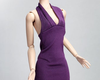 FR1088 The Vogue Purple Stylish All in One Dress for Barbie Fashion Royalty FR2 Poppy Parker Silkstone