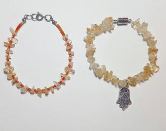 Citrine Bracelet Set