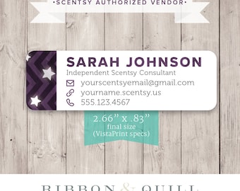 Scentsy labels 1144 template