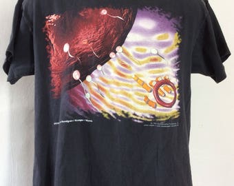 Vtg 1993 Todd Rundgren No World Order T-Shirt Black L 90s Classic Rock