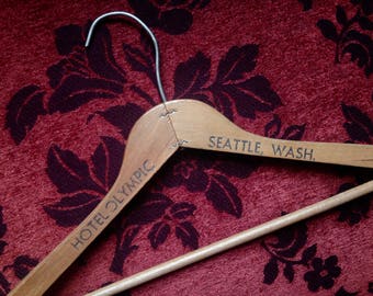 Seattle Hotel Olympic 1940s Advertising Hanger