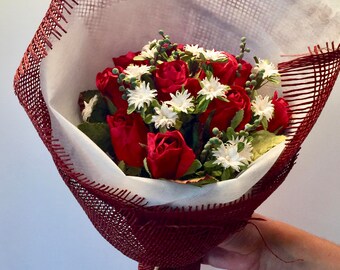 Valentine Paper Flower Bouquet