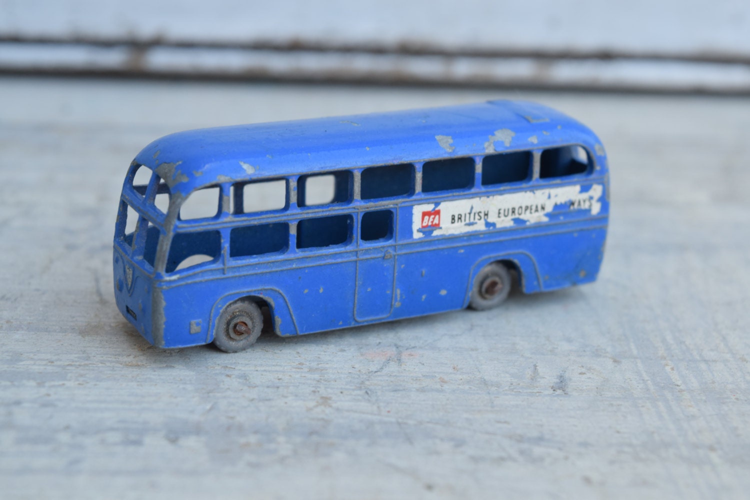 Lesney Bus Blue Bus Miniature BEA Coach British European