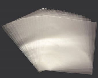 10 SHEETS A4 Inkjet Printable Film Sheet transparent self adhesive (8.26in x 11.4in sheets) (21CM X 29CM each one)