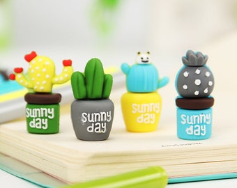 Cactus Gel Pen, Succulent Gel Pen, Cacti Gel Pen, Kawaii Pen