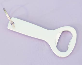 BACKORDERED Aluminum Bottle Openers- Aluminum Stamping Blanks - Metal Stamping Blanks 10g #284