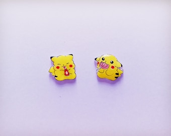 Pokémon earrings, Pokémon jewellery, Pokémon, Pikachu,Stud Earrings