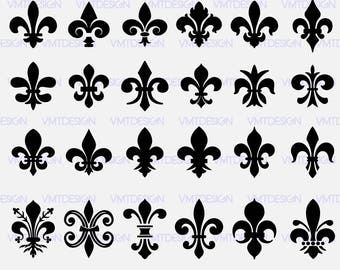 Fleur De Lis svg - Fleur De Lis vector - Fleur De Lis - Fleur De Lis digital clipart for Design or more, files download svg, png, eps, jpg