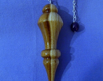 Handmade Wooden Dowsing Pendulum *Venus* Use for: Healing, Allergy Testing, Chakra Balancing, Map Dowsing, Finding Missing Objects.