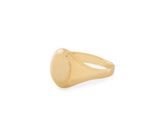 Signet Ring, Pinky Ring Women, Pinky Signet Ring, Gold Plated Ring, Gypsy Ring, Gold Signet Ring, Gold Pinky Ring, Casual Ring For Women's