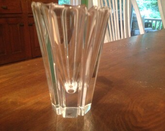 Vintage Orrefors Vase - Corona Pattern