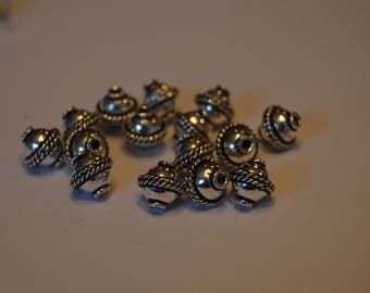 Silver Bali Beads!!! 10 mm