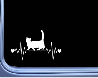 Munchkin Cat Lifeline M354 8 inch Sticker Decal kitten litterbox catnip