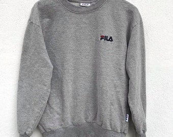 20% Off Fila Sweatshirt Vintage Fila Sweater Sweatshirt Spell Out Fila Big Logo Longsleeve Fila Italia Swag Hip Hop kids size