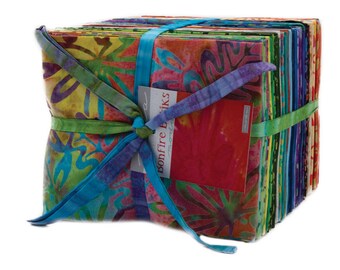 Moda BONFIRE BATIKS 40 Fat Quarter Bundle 4346AB Quilt Fabric