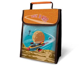 Travel to Mars Insulated Lunch Sack