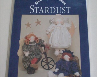 Dream Spinners #125 Stardust pattern 22" angel dolls with clothes, vintage