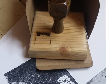 Personalized rubber stamp