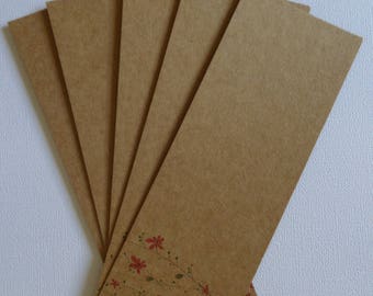 Set of 5 large tags to customize 2