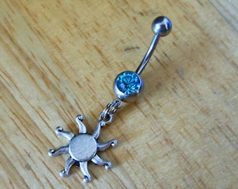 Sun Belly button ring - Body Jewelry - Belly Button Ring