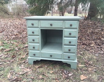 Vintage Heather Grey Nightstand