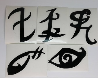 The Mortal Instruments/Shadowhunters Rune Vinyl Decals - Available as singles or packs!